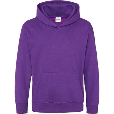 Just Hoods dětská mikina s kapucí fialová