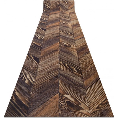 Nej-koberce DIGITAL FRENCH CHEVRON hnědý / béžový metráž 65 cm