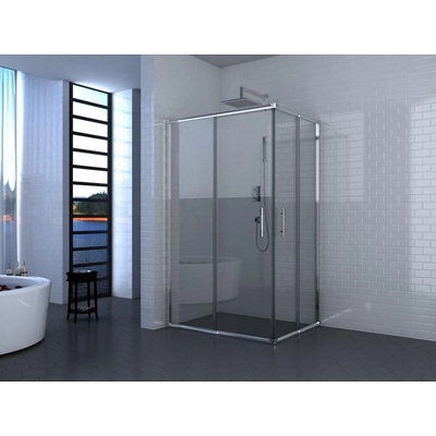 Inter Ceramic Душ кабина ics 787tr, 78-89х108-119х190см, 5мм (787tr)