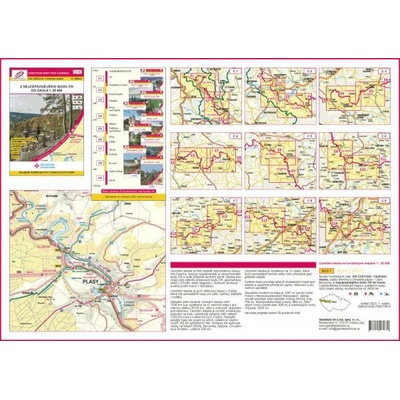 VIA CZECHIA – Centrální stezka, box 1, Z nejzápadnějšího bodu ČR do Davle 1 : 25 000