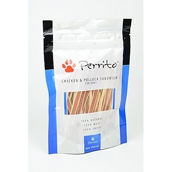 Perrito Chicken and Pollock Sandwich,Stripes 100 g