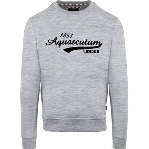 Aquascutum Блуза Aquascutum Men's Roundneck Sweat Crew Sweatshirt - Grey