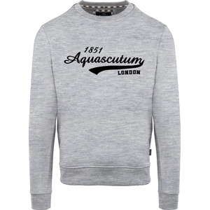 Aquascutum Блуза Aquascutum Mens Roundneck Sweat Crew Sweatshirt - Grey