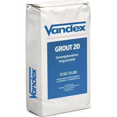 VANDEX Grout 20 Cementová zálivková hmota 25kg