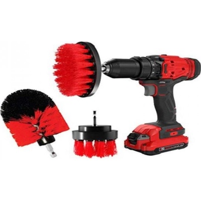 Tonyin Drill Brush Set Red Heavy