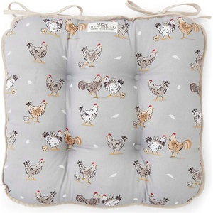 Cooksmart ® Памучна възглавница за стол 36x34 cm Hen House - Cooksmart ® (2641)
