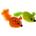 Ferplast Cat toy - Играчка за котки, мишлета от полистер с пера, 14 x h 7, 5 см