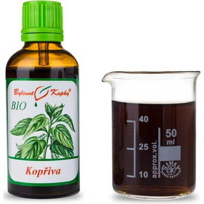 Bylinné kapky Kopřiva list tinktura 50 ml