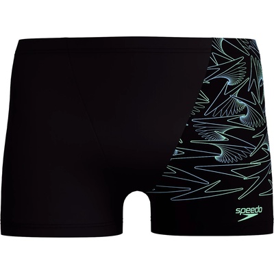 Speedo Мъжки бански слипове Speedo HyperBoom V-Cut Aquashort Swim brief - Black / Alfalfa Green - размер 2 (EU) (050-1895-0211)