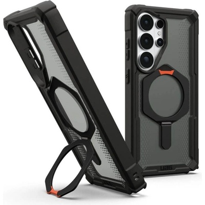 Urban Armor Gear Magsafe Противоударен Калъф за Samsung S26 Ultra, UAG Plasma XTE Case Black-Orange, Черен (214522114097)