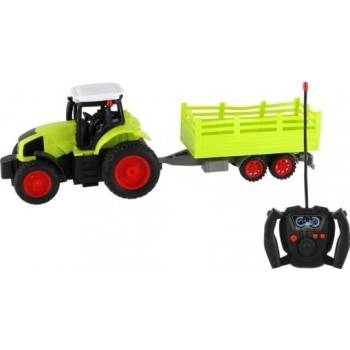 Teddies Traktor RC s vlekom 38 cm