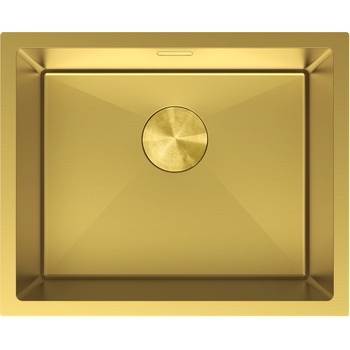 Mexen Trixo мивка от неръждаема стомана с 1 отделение 540 x 440 мм, златна - 6414541000-55 (6414541000-55)