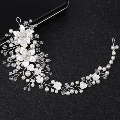 Naishide Jewelry Květinová ozdoba do vlasů s kamínky