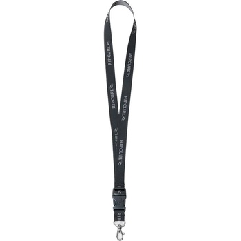 RIP CURL Brand Logo Surf lanyard - Black (Midnight)