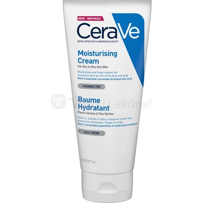CeraVe HYDRATAČNÝ KRÉM na suchú až veľmi suchú pokožku 1x177 ml, 3337875598996
