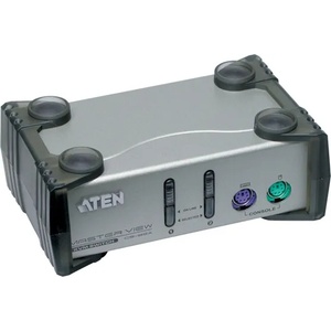 ATEN xcs82a 2 порта + комплект кабели ps2 kvm превключвател (xcs82a)