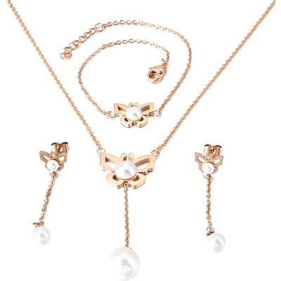 HARAHU Комплект fa-15092 - Златна / Розова kp15092 (fa-15092)