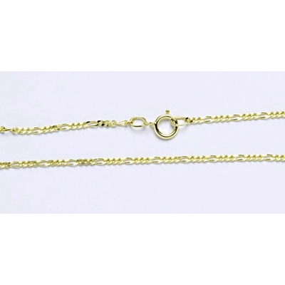 Čištín Řetízek ze žlutého zlata, figaro 9897