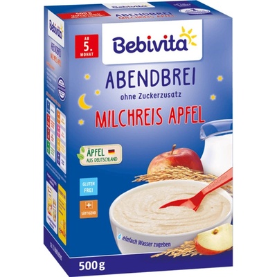 Bebivita na noc rýžová s jablkem 500g