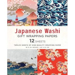 Japanese Washi Gift Wrapping Papers - 12 Sheets | Tuttle Publishing (ISBN: 9780804852333)