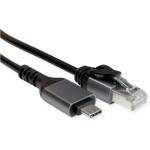 Valueline Кабел usb 3.2 usb-c - rj45, m/m, 1 м, черен 12.99. 1165-10 (12.99.1165-10)