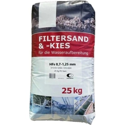 WOLFF & MÜLLER Quarzsande Filtrační písek 0,7 - 1,25 mm 25 kg