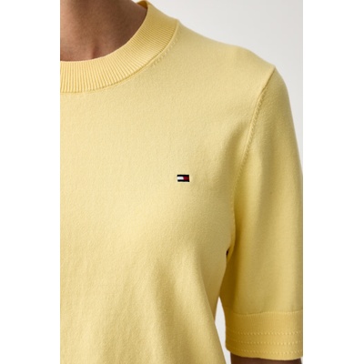 Tommy Hilfiger тениска тип пуловер дамска с памук (WW0WW49705)
