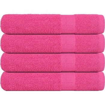 vidaXL Кърпи FROGN 4 бр. Розови 100x200 см 360 г/м2 (137059)