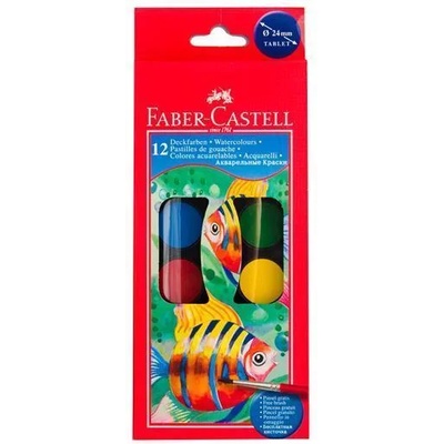 Faber-Castell Акварелни бои faber-castell 12 цвята