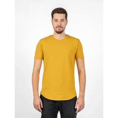 TallGuys pánské prodloužené tričko óčko Mustard