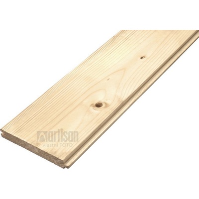 Koskisen Palubky obkladové 18,5x146x5100 KP - Severský smrk, kvalita AB, bez zadních drážek