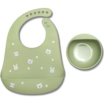 Lorelli СИЛИКОНОВ СЕТ ЗА ХРАНЕНЕ 2ЧАСТИ natural fresh gree (3800166114057)