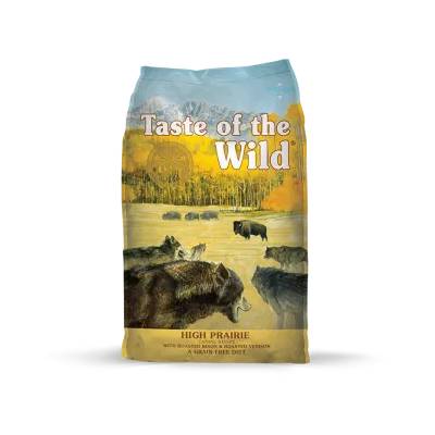 Diamond Pet Foods Taste of the Wild High Prairie Canine Intl - Премиум суха храна за израснали кучета с печено бизонско и еленско месо, 2 кг