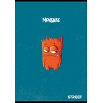 Eurocom Тетрадка Street, А4, квадратчета, 54листа, Monsters (30030-А-MONSTERS)