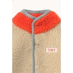 Tinycottons бебешки гащеризон за бебе от полар COLOR BLOCK SHERPA ONE-PIECE (AW26.253)