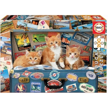 Educa Котенца на път - пъзел 200 части