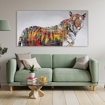 Image 1 of Decono Картина Тигър Графити