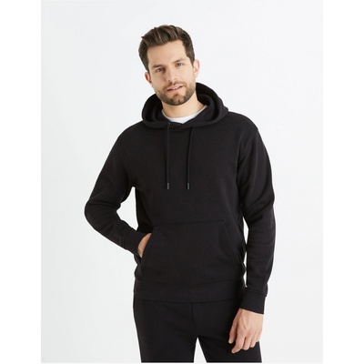 Celio Черен мъжки суитшърт с качулка Celio Fesix Celio | Cheren | МЪЖЕ | M