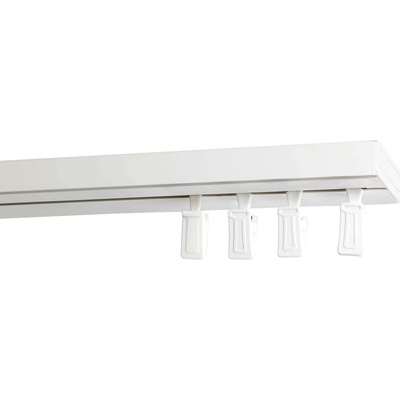 Rolmeister Stropní kolejnička PVC Bílá Jednodrážková 250 cm
