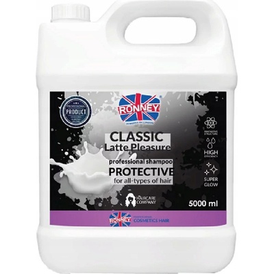 Ronney Classic Latte Pleasure šampón na vlasy 5000 ml