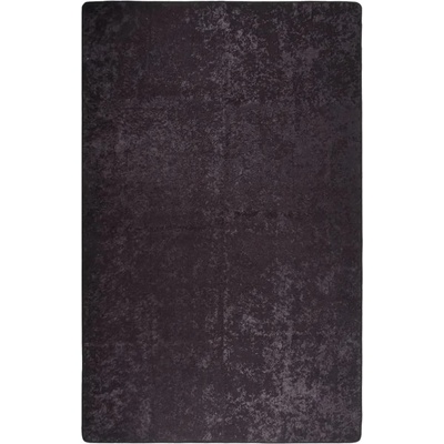 vidaXL Килим, миещ се, 160x230 см, антрацит, противоплъзгащ (337955)