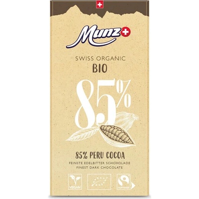 Munz Čokoláda 85% Bio 100 g