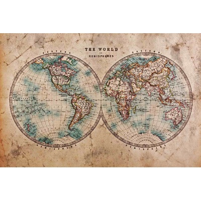 DIMEX ART Флизелинов фототапет земни полукълба 375 x 250 см