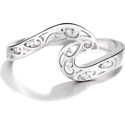 Silenti Jewelry Сребърен пръстен "Детайлност" - 8 - 57мм (18.1мм диам. )