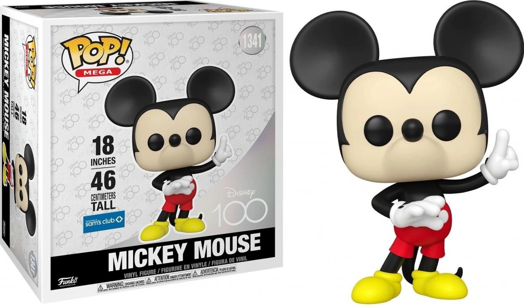 Funko Pop! 1341 Mega Disney 100 Mickey Mouse 46 cm - Heureka.cz
