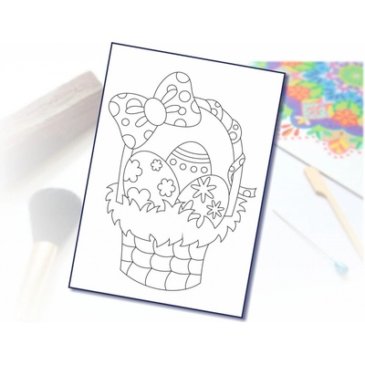 Radost v písku Šablona na pískování velikonoční košík A6 – Hledejceny.cz