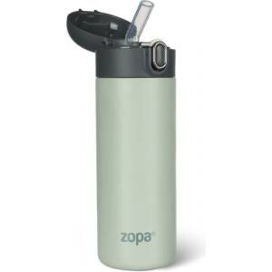 Zopa Термос за течности със сламка 400 мл, Пистацио зелено (zop086304)