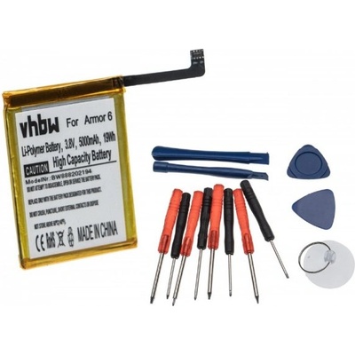 VHBW Батерия за Ulefone Armor 6, 5000 mAh (888202194)