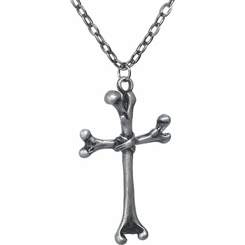 Leather & steel fashion Колие с висулка КРЪСТ ВИСУЛКА ЗА ШИЯТА - lsf4 84