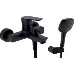 FERRO Metalia 58 - Смесител за вана с аксесоари, черен 58020, 5 (58020,5)